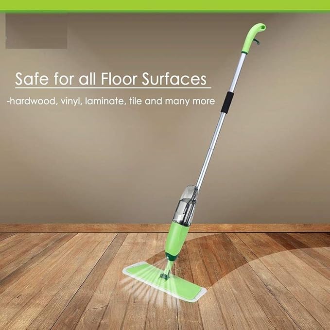 Spray Mop - 360 Degree Handle Wet & Dry Microfiber Floor Spray Mop